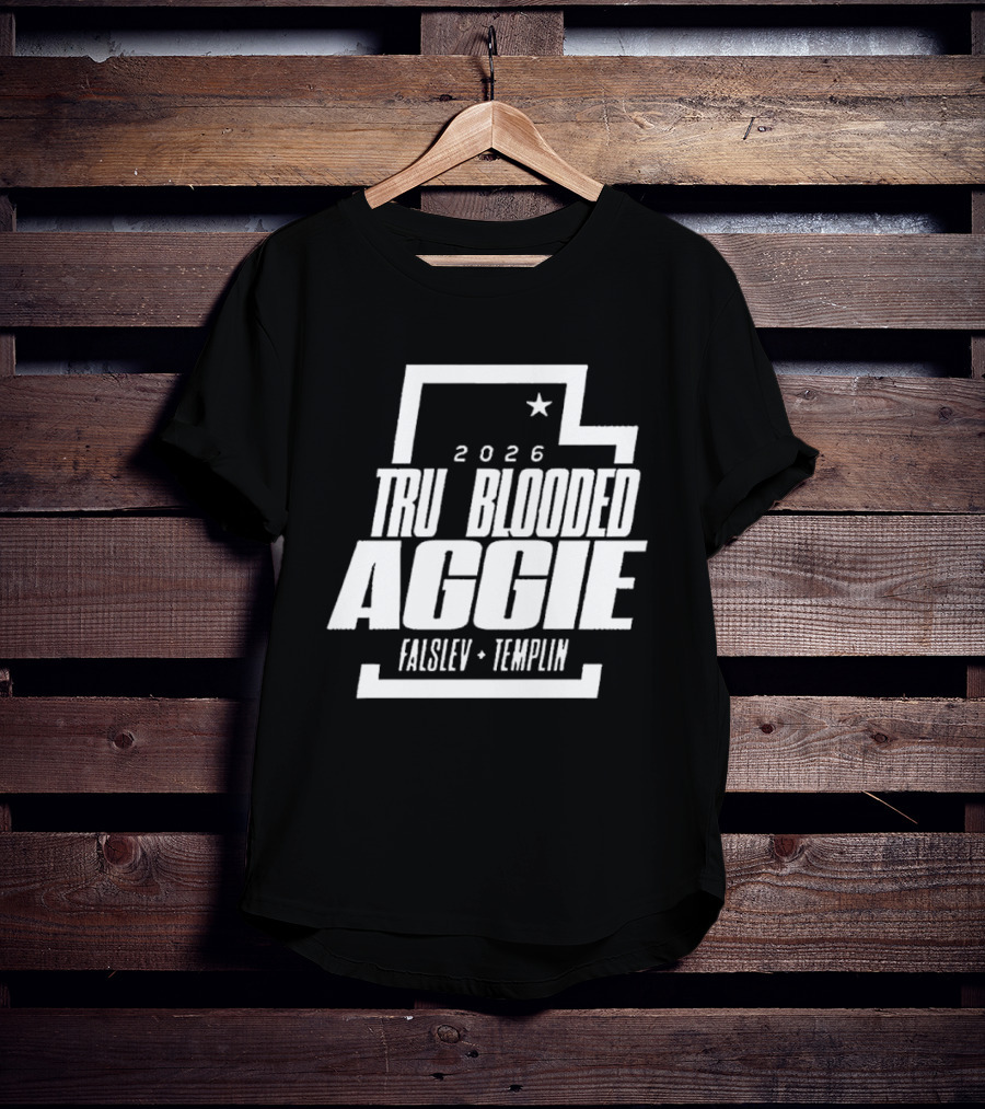 True Blooded Aggie Falslev Templin 2026 Utah Star T-Shirt