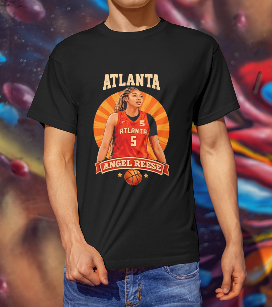 Atlanta Angel Reese Basketball T-Shirt
