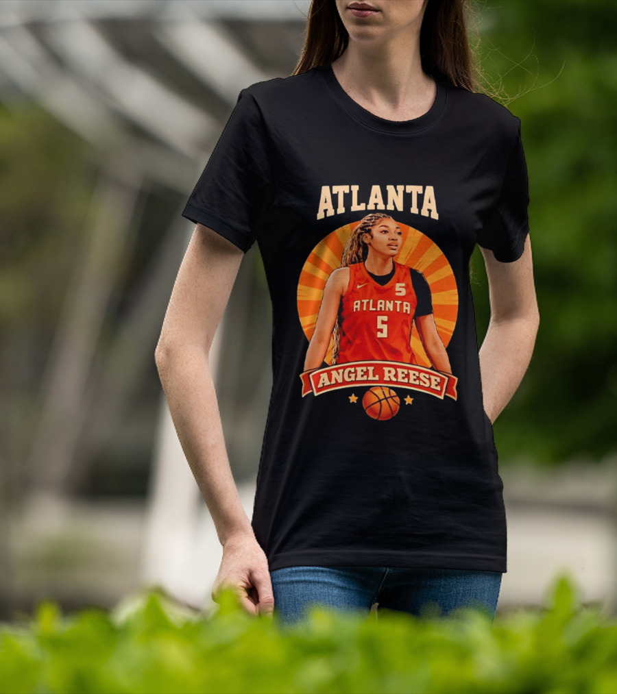 Atlanta Angel Reese Basketball T-Shirt