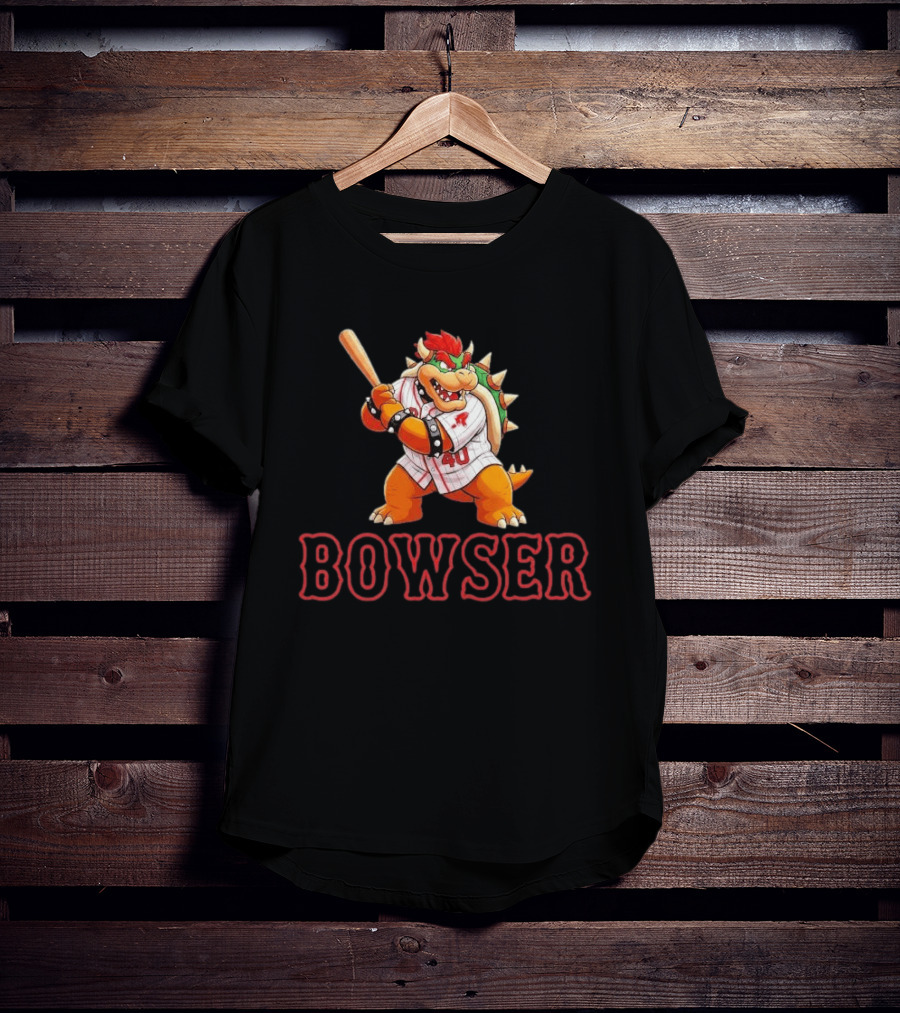 Willson Contreras Red Bowser Super Mario Baseball 40 T-Shirt