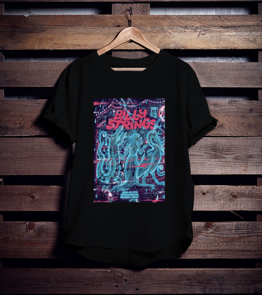 Billy Strings April 10 2026 Savannah GA Enmarket Arena T-Shirt