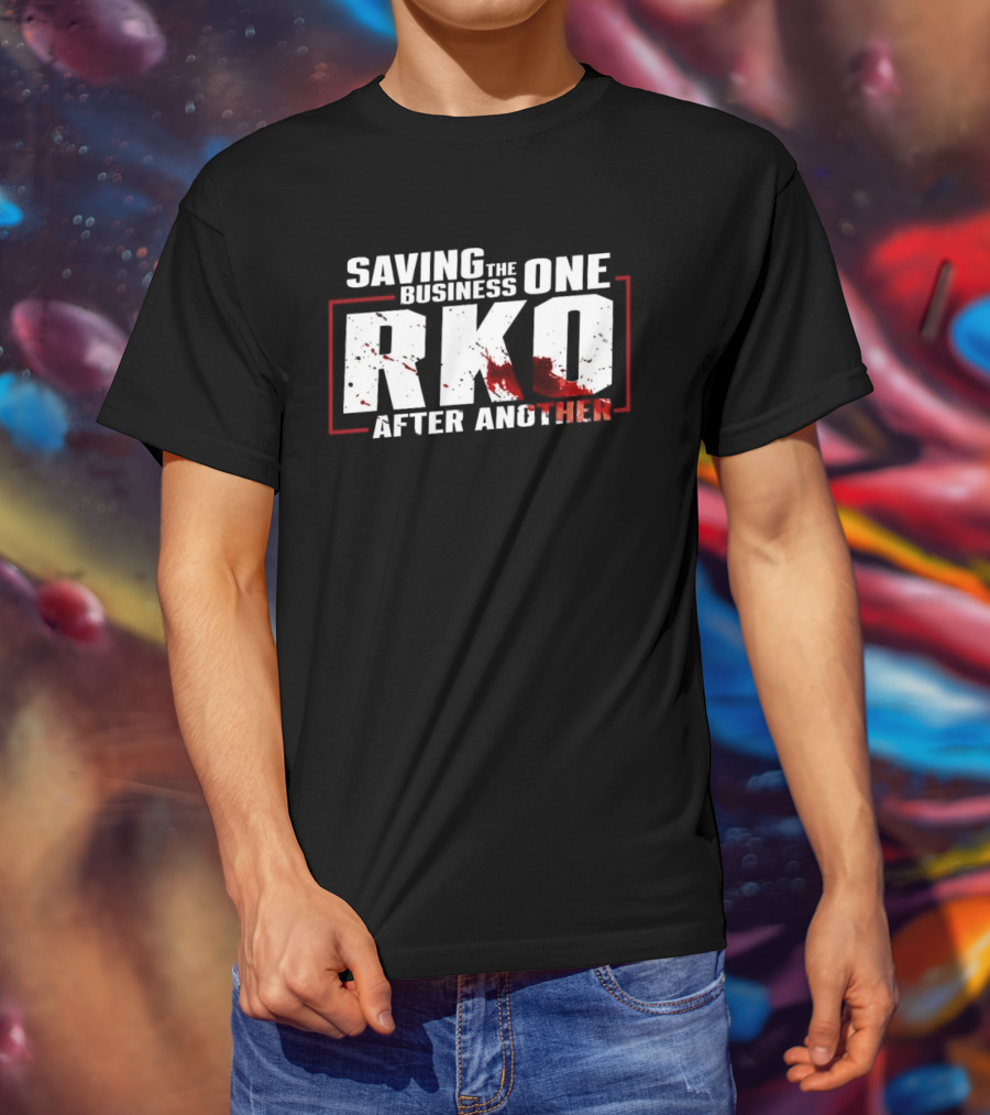 Randy Orton Pat McAfee WWE Saving The Business One RKO After Another T-Shirt