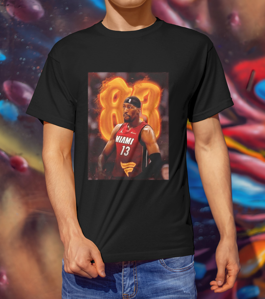 Bam Adebayo Miami 83 Points NBA 13 Basketball Heat T-Shirt