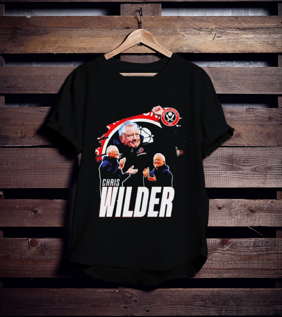 Sheffield United FC Chris Wilder Coach Fan Celebration T-Shirt