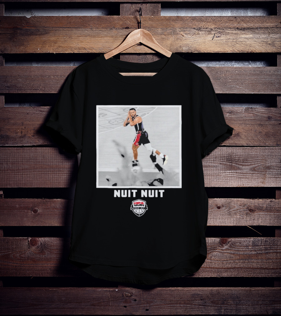 Stephen Curry Nuit Nuit USA Basketball Moments T-Shirt