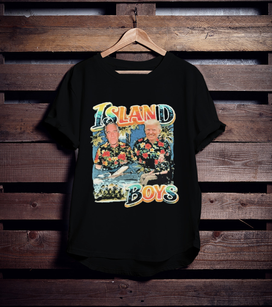 Island Boys Trump Epstein Hawking Hawaiian T-Shirt