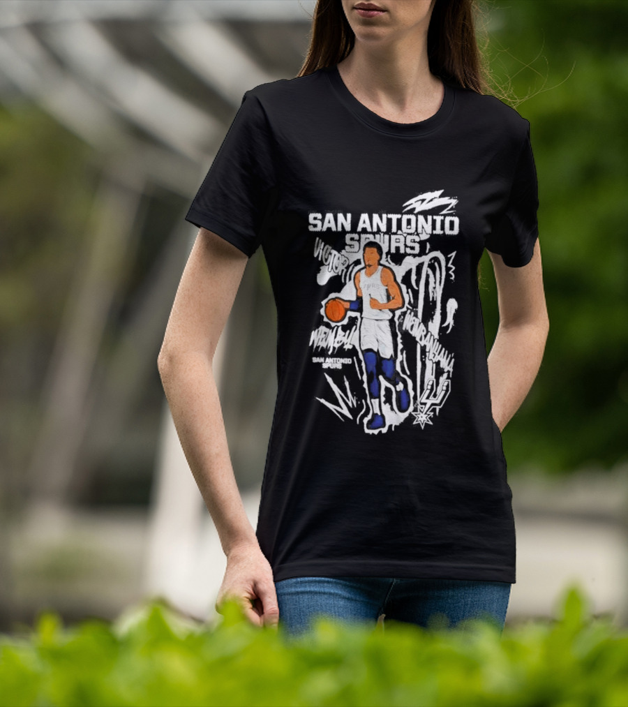 Victor Wembanyama San Antonio Spurs Chalked Up Player T-Shirt