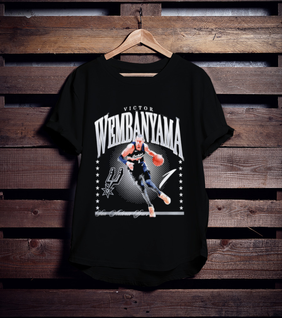 Victor Wembanyama San Antonio Spurs NBA Star Power T-Shirt