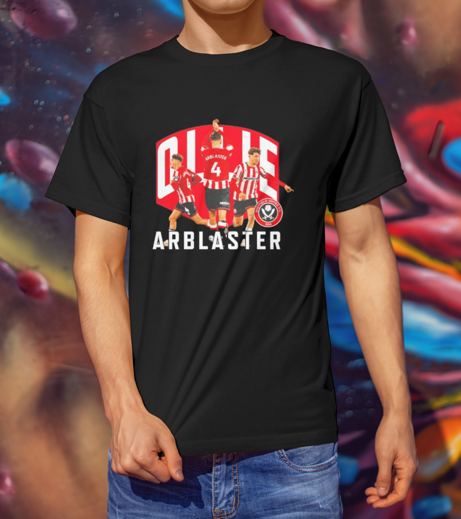 Ollie Arblaster 4 Sheffield United FC Player 1867 T-Shirt