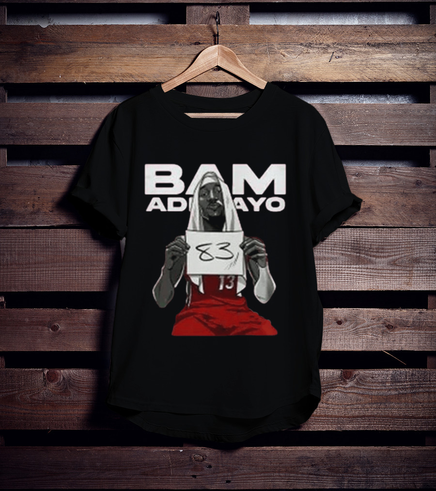 Bam Adebayo Historic 83 Points Miami Performance T-Shirt