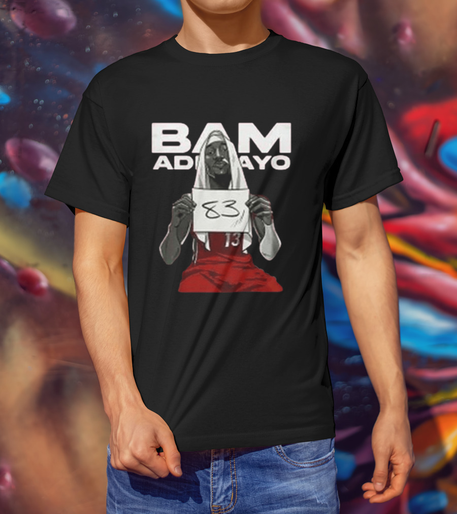 Bam Adebayo Historic 83 Points Miami Performance T-Shirt