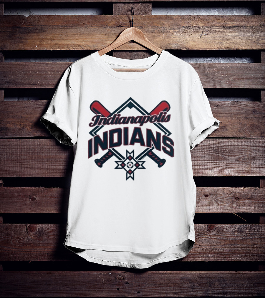 Indianapolis Indians 2026 Native American Heritage Night Baseball Crossed Bats T-Shirt