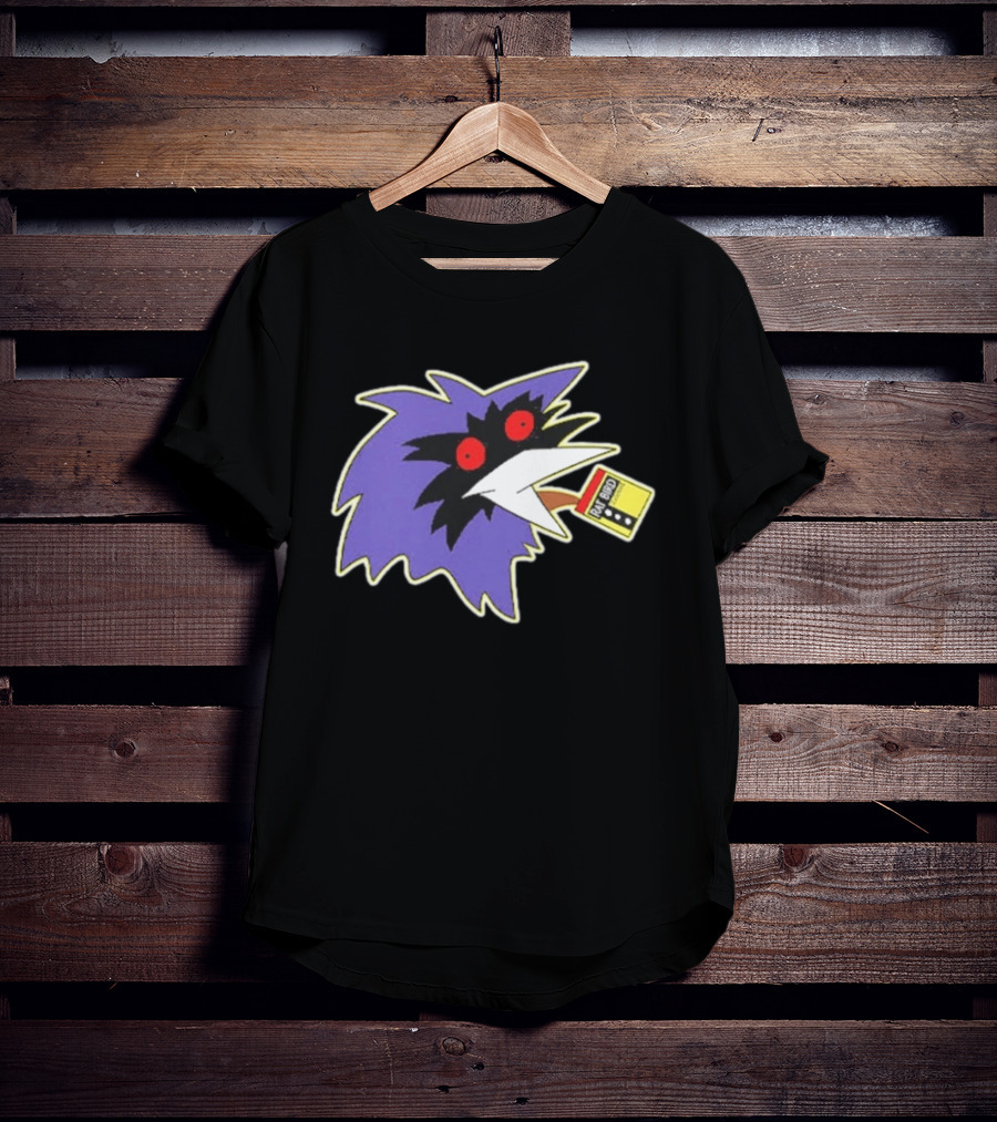 Rat Bird Old Bay Seasoning Meme Yellow Box Purple Creature Red Eyes T-Shirt