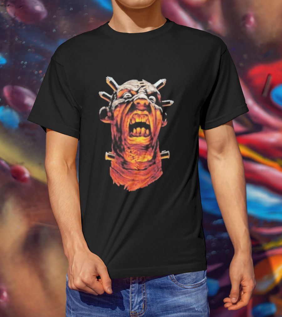 Wyco 1990s Wes Benscoter Frankenstein Horror T-Shirt