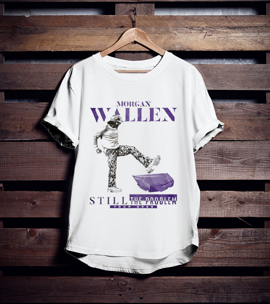 Morgan Wallen Still The Problem Tour 2026 Minnesota Vikings Collaboration T-Shirt