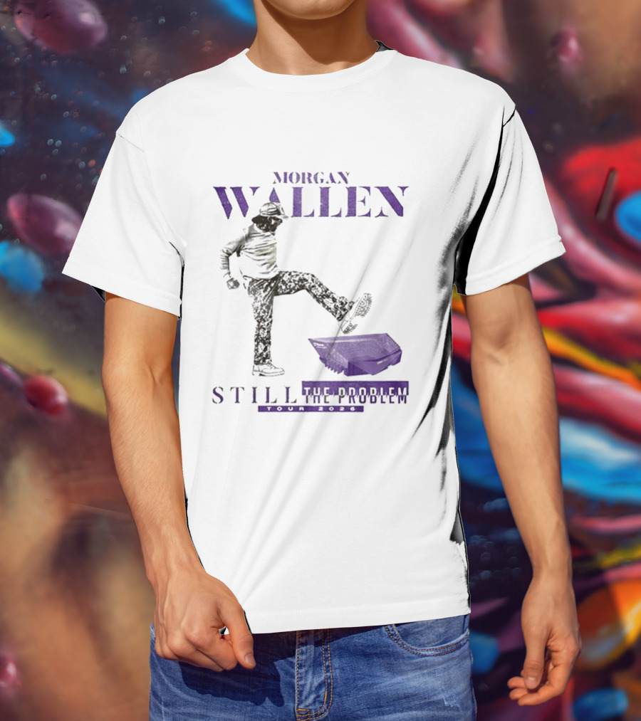 Morgan Wallen Still The Problem Tour 2026 Minnesota Vikings Collaboration T-Shirt
