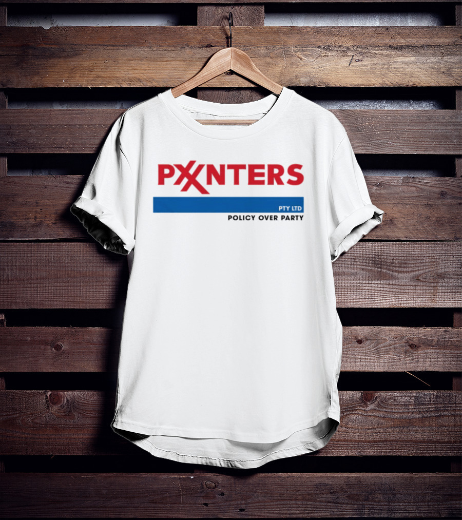 PXXNTERS Policy Over Party Politics T-Shirt