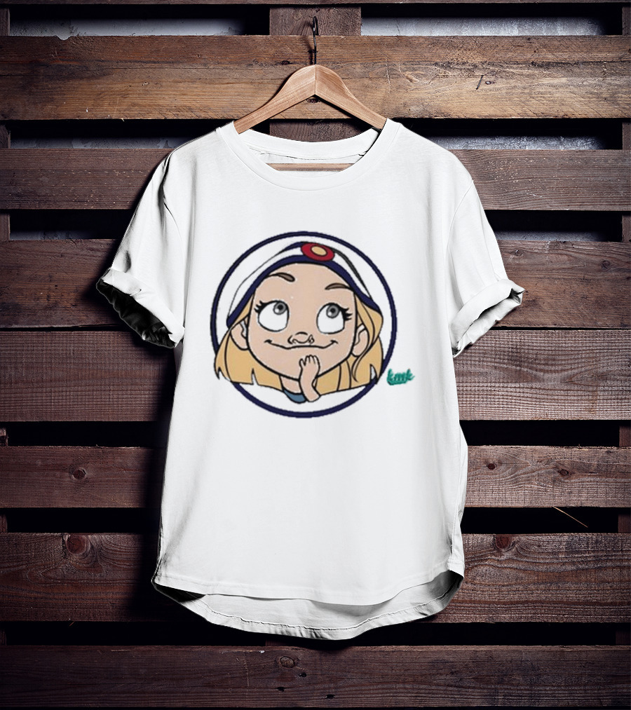 Kallmekris Riley Cartoon Character With Hat T-Shirt