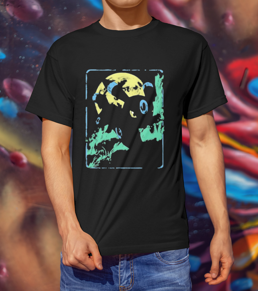 8thwndr Moonbreon Neon Lunar Creature T-Shirt