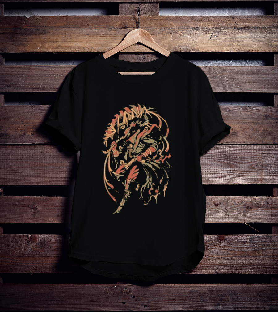 Endless Hunt Ilustrata Samurai Warrior T-Shirt