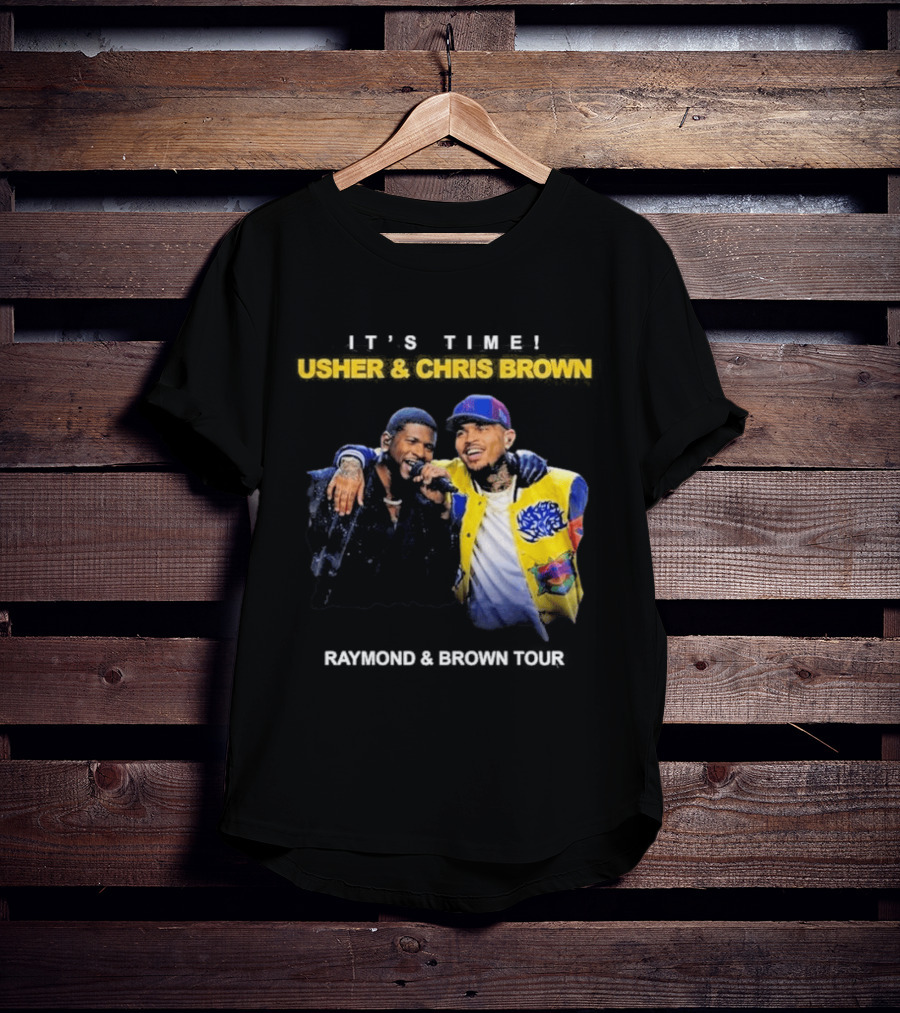 Usher & Chris Brown Raymond & Brown Tour It's Time T-Shirt