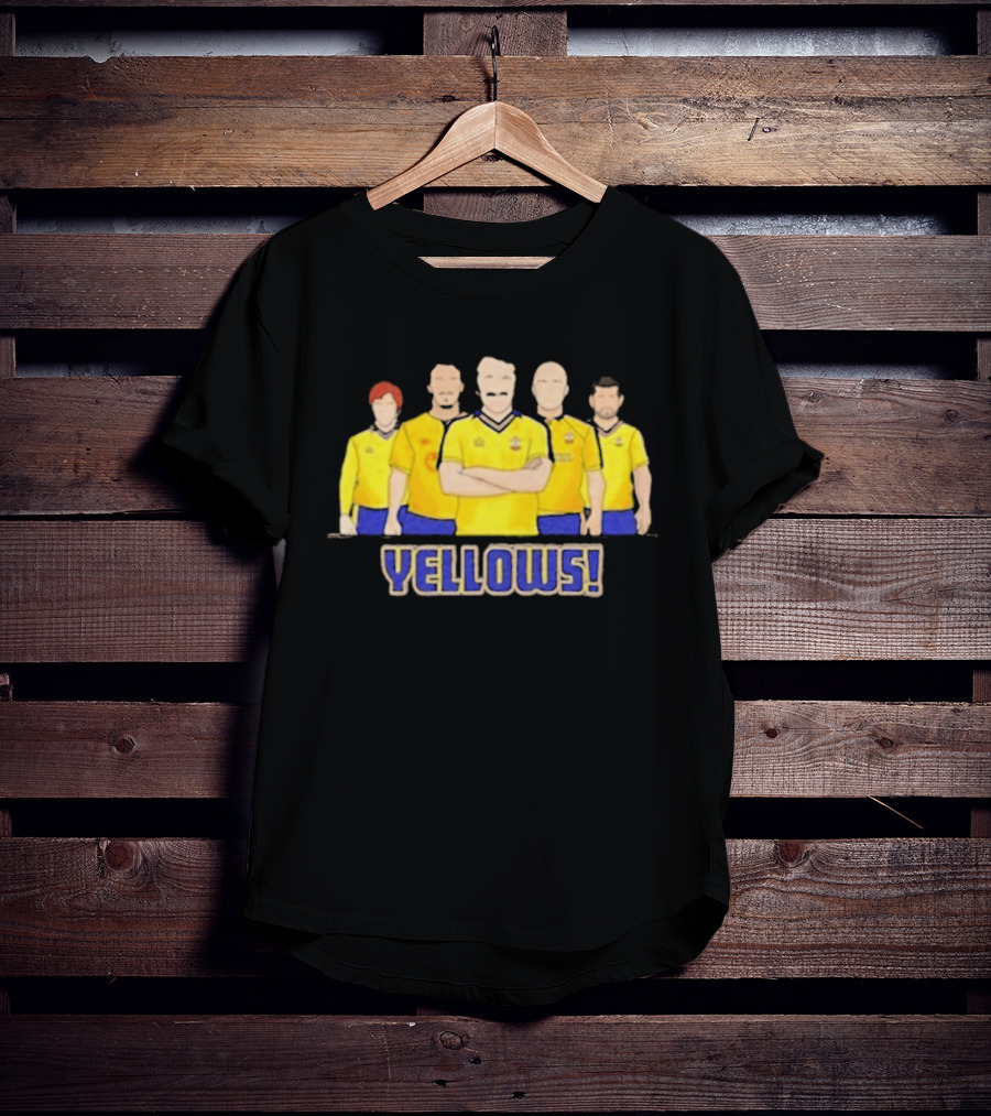 Saintsfc Yellows Soccer Team United In Yellow Jerseys T-Shirt