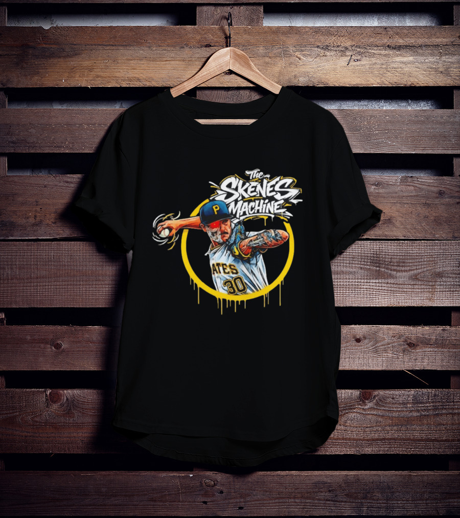 The Skenes Machine Paul Skenes Pittsburgh Pirates Pates 30 T-Shirt