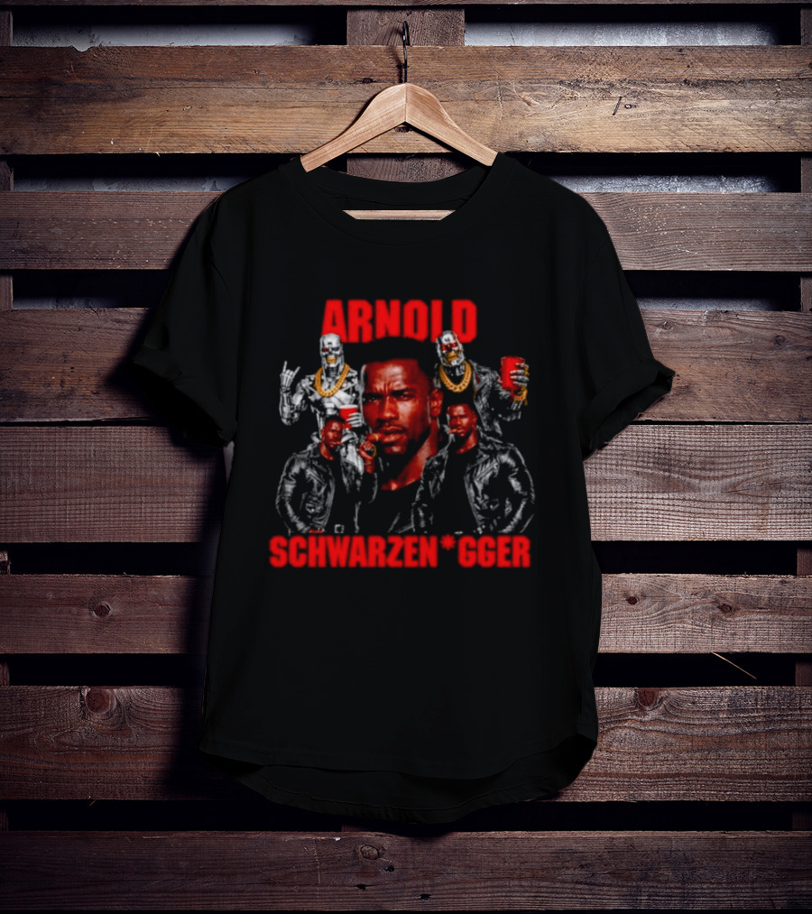 Arnold Schwarzenegger Iconic Movie Characters And Bodybuilding Poses T-Shirt