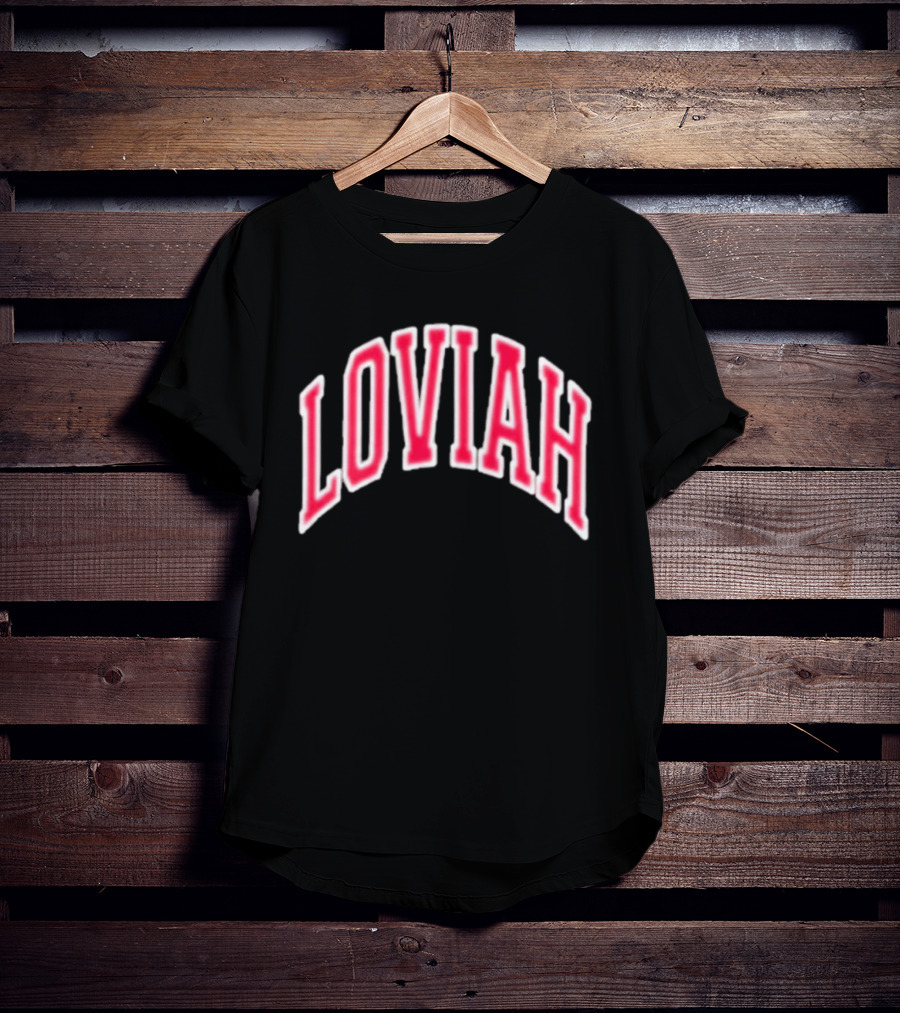 Empire Loviah Team Bold Red Arch Lettering T-Shirt