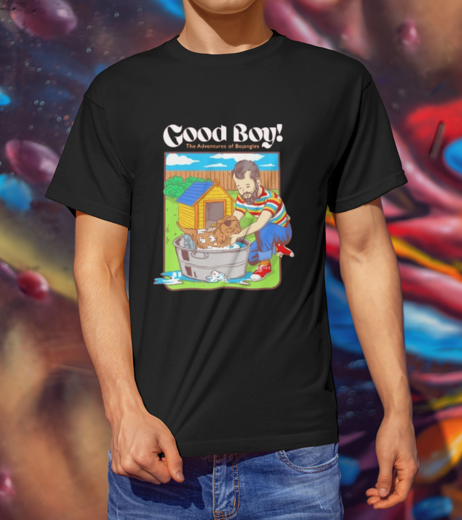 Good Boy The Adventures Of Bojangles Dog Bath Scene T-Shirt