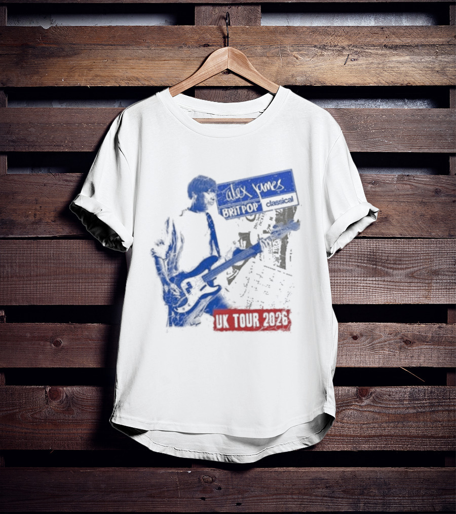 Alex James Britpop Classical UK Tour 2026 T-Shirt