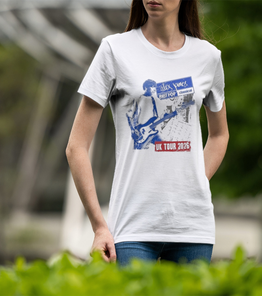 Alex James Britpop Classical UK Tour 2026 T-Shirt