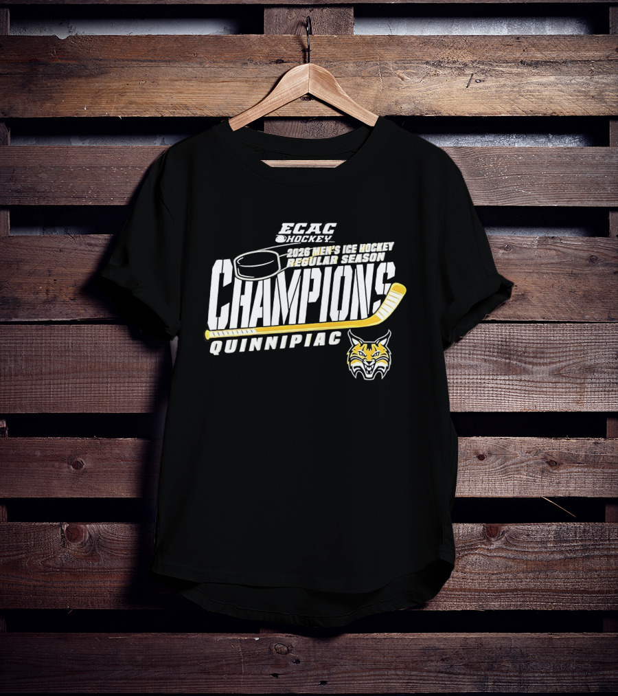 NCAA Hockey Frozen Four 2023 Champions Quinnipiac Bobcats T-Shirt