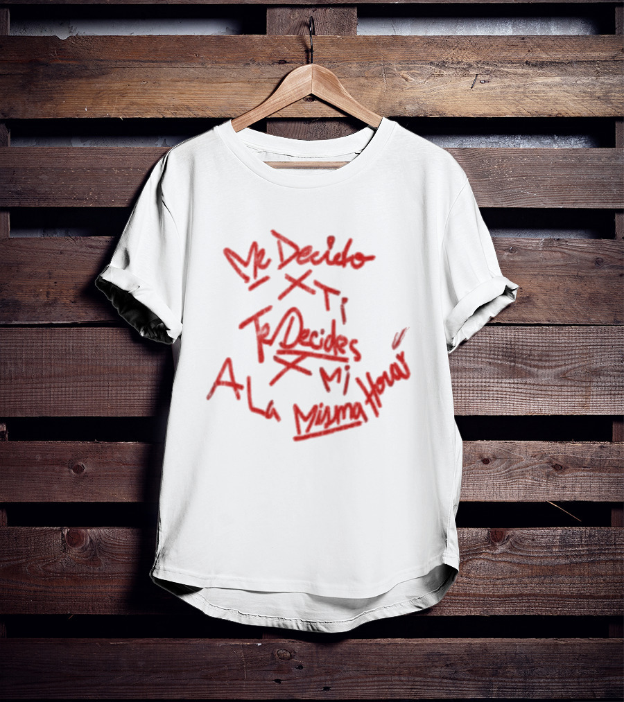 Me Dejo X Ti Te Dedico Mi A La Mierda Rojo Complex J Balvin T-Shirt
