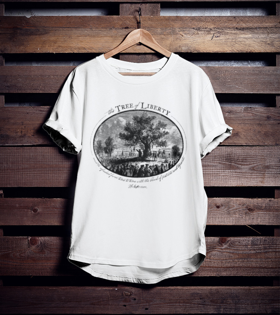 Thomas Jefferson Tree Of Liberty Political Philosophy T-Shirt
