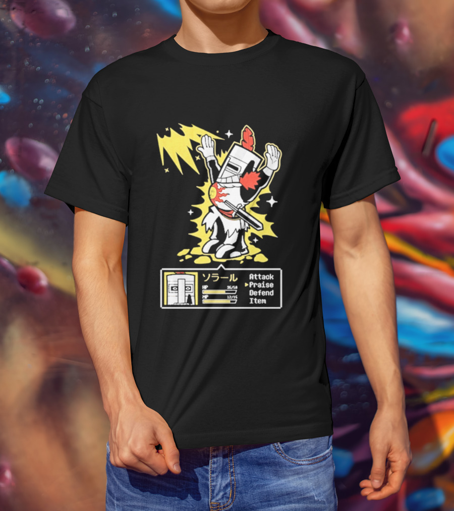 Solar Man Goblin Tengu Attack Praise Defend Item T-Shirt