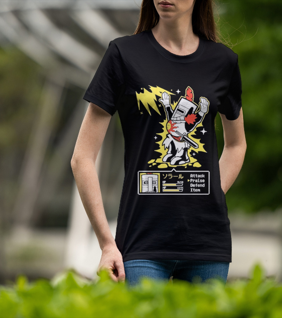 Solar Man Goblin Tengu Attack Praise Defend Item T-Shirt