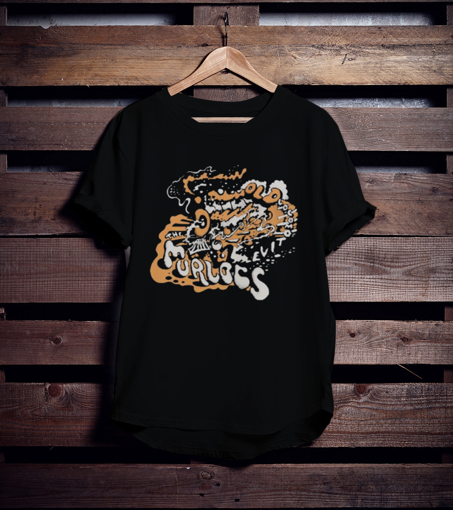 The Murlocs Old Locomotive Psychedelic Lettering T-Shirt