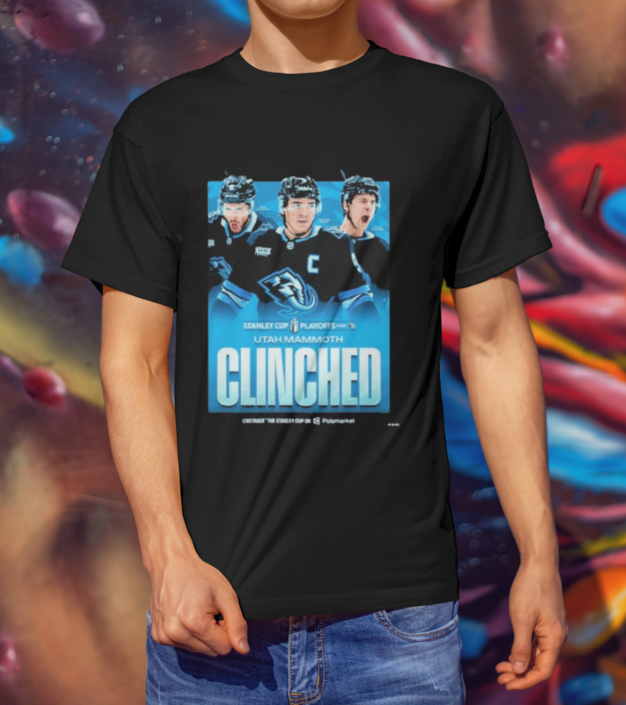 Utah Mammoth Clinched Stanley Cup Playoffs 2026 T-Shirt