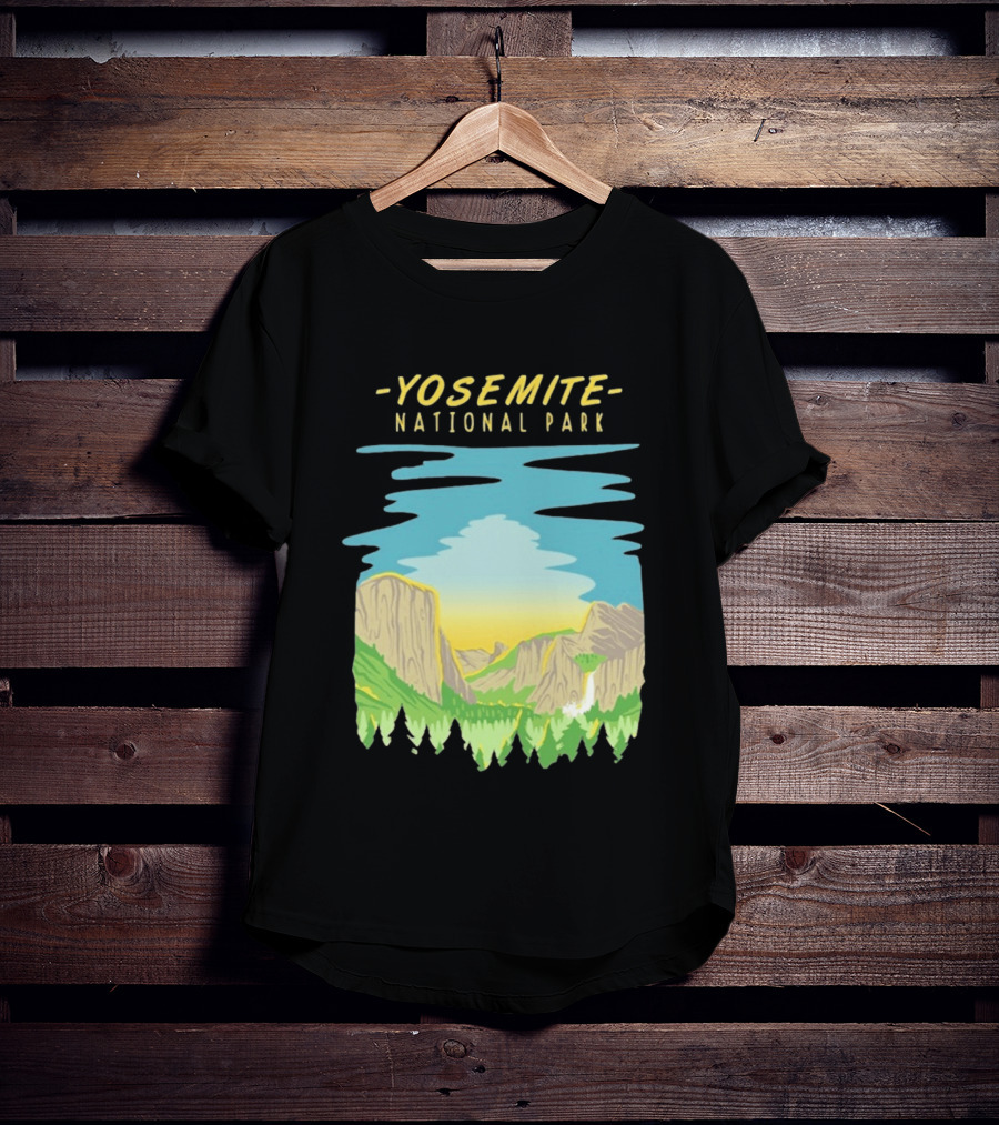 Yosemite National Park Scenic Nature Vista T-Shirt