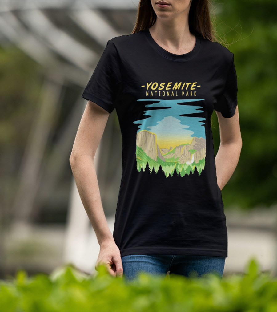 Yosemite National Park Scenic Nature Vista T-Shirt