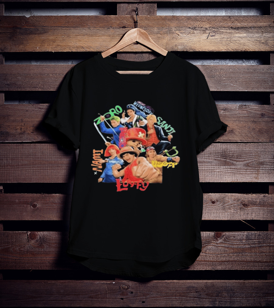 One Piece Live Action Luffy Zoro Sanji Nami Usopp Robin 2026 T-Shirt