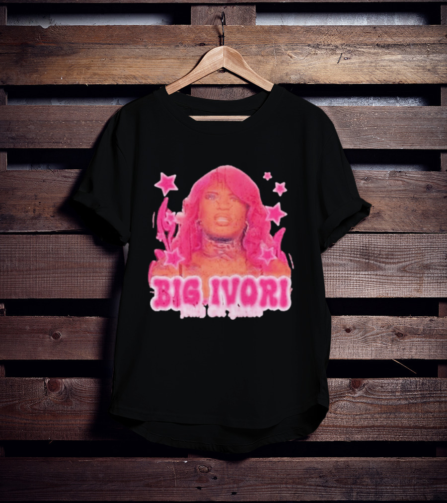 Big Ivori Bitch Got Parked Ivori Minor Stars Retro Pink Aesthetic T-Shirt