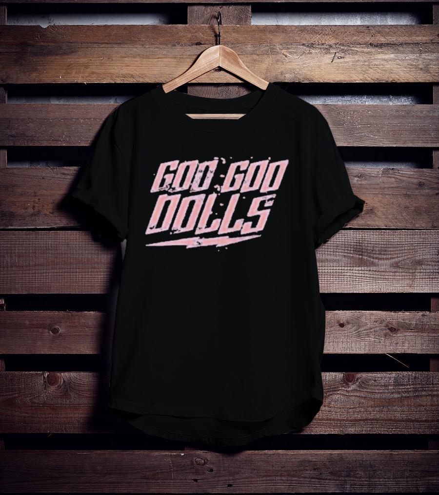 Goo Goo Dolls Lightning Logo Pink T-Shirt