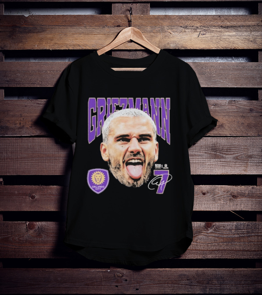 Griezmann Orlando City 7 Soccer Legend Celebration 500 T-Shirt