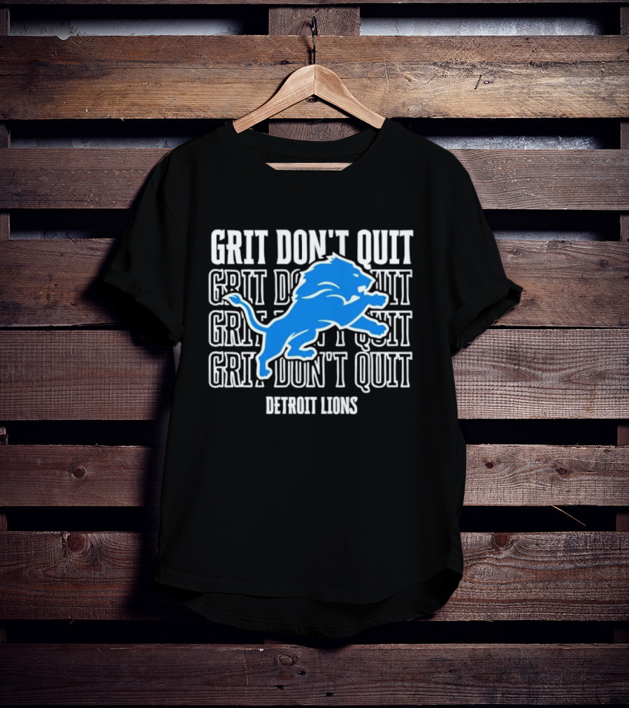 Grit Don’t Quit Detroit Lions Classic T-Shirt