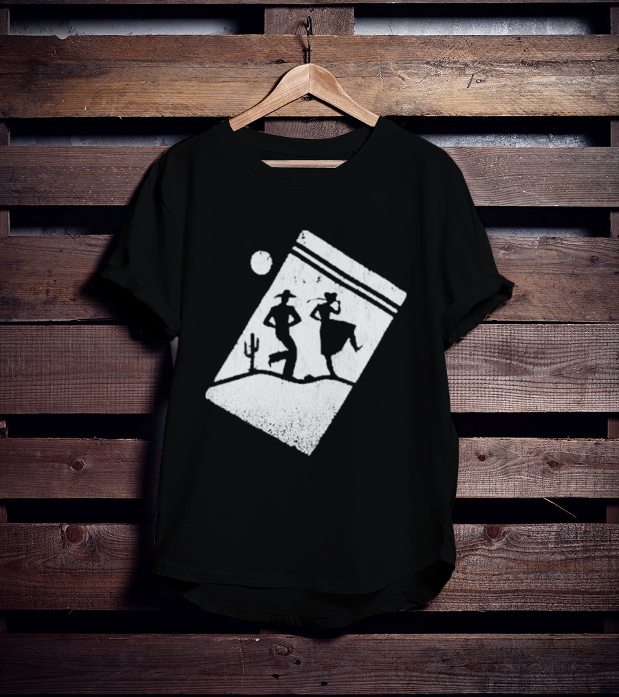 Paul Cauthen Cocaine Country Dancing Silhouette Cowboys Western T-Shirt
