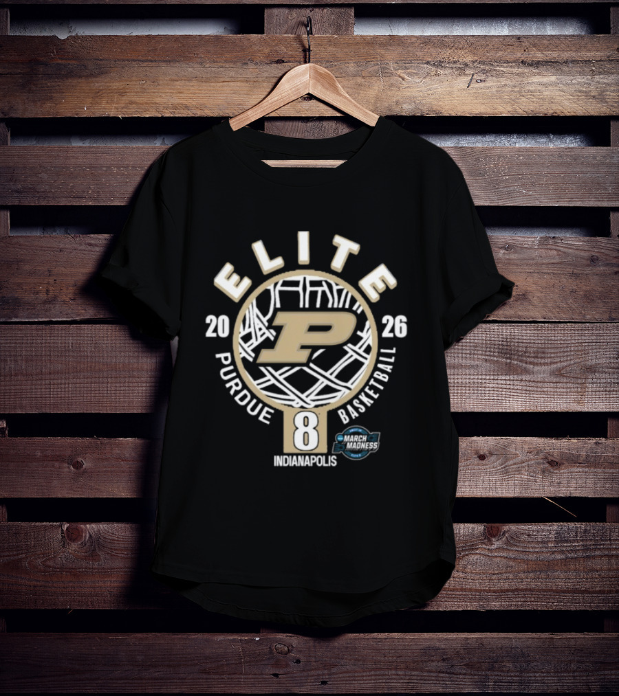 Purdue Boilermakers Elite Eight 2026 NCAA Basketball March Madness Indianapolis T-Shirt