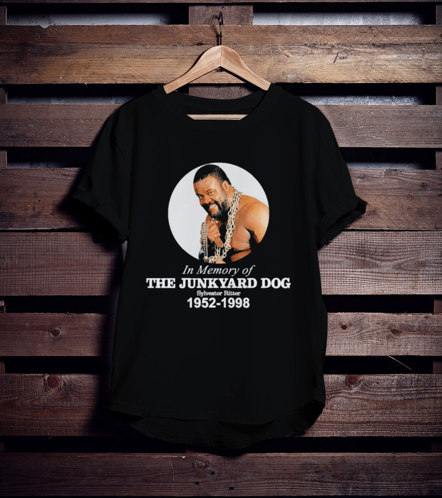 WWE In Memory Of The Junkyard Dog Sylvester Ritter 1952 1998 T-Shirt