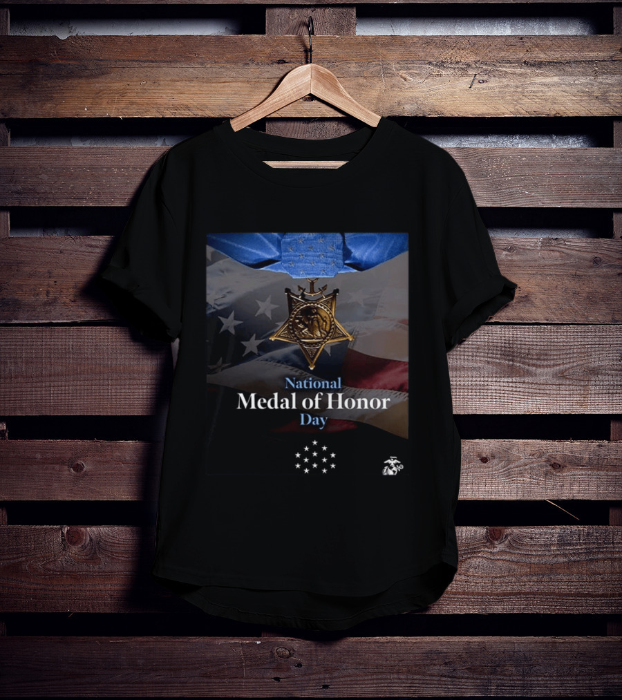 National Medal Of Honor Day U.S. Marine Corps Cpl Abigail Hutcheson T-Shirt